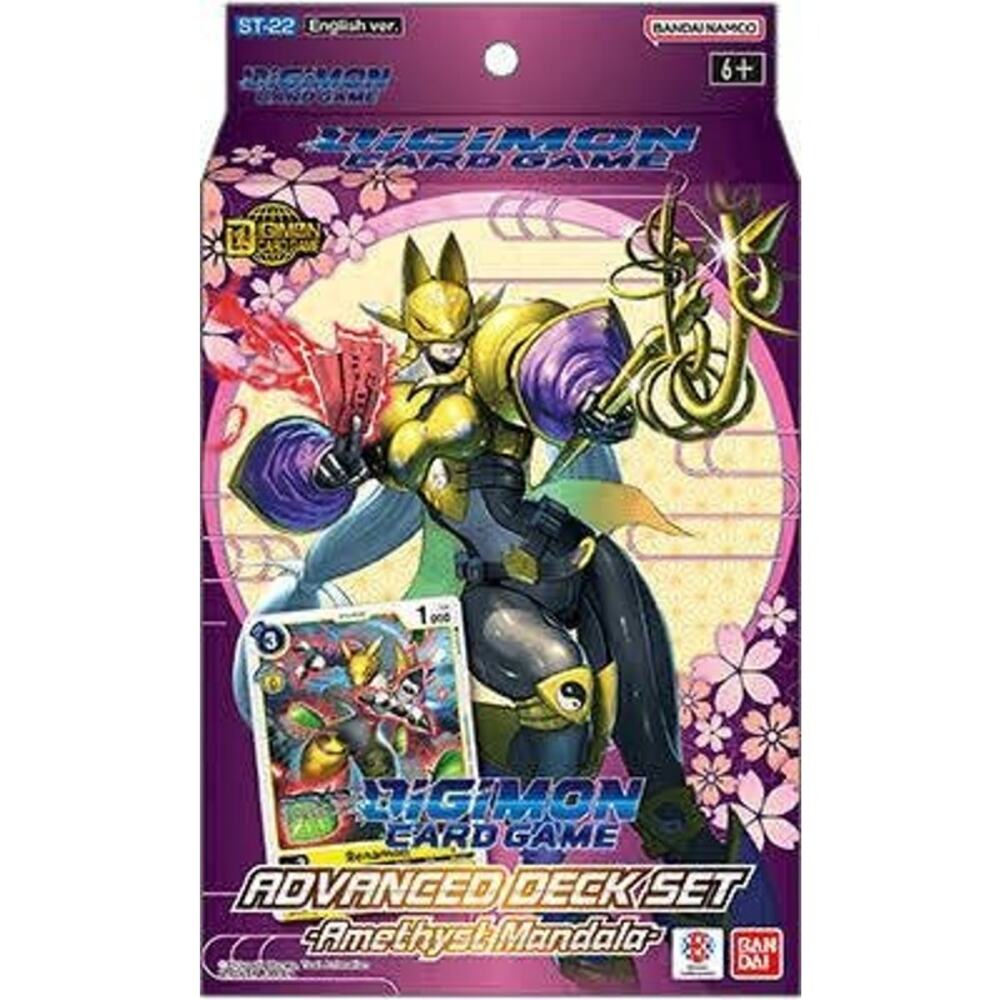 BRAND NEW ~ Digimon: Amethyst Mandala (ST-22) Advanced Deck
